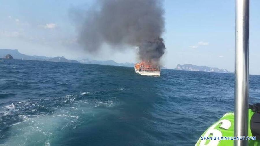 THAILAND-PHUKET ISLAND-BOAT-EXPLOSION