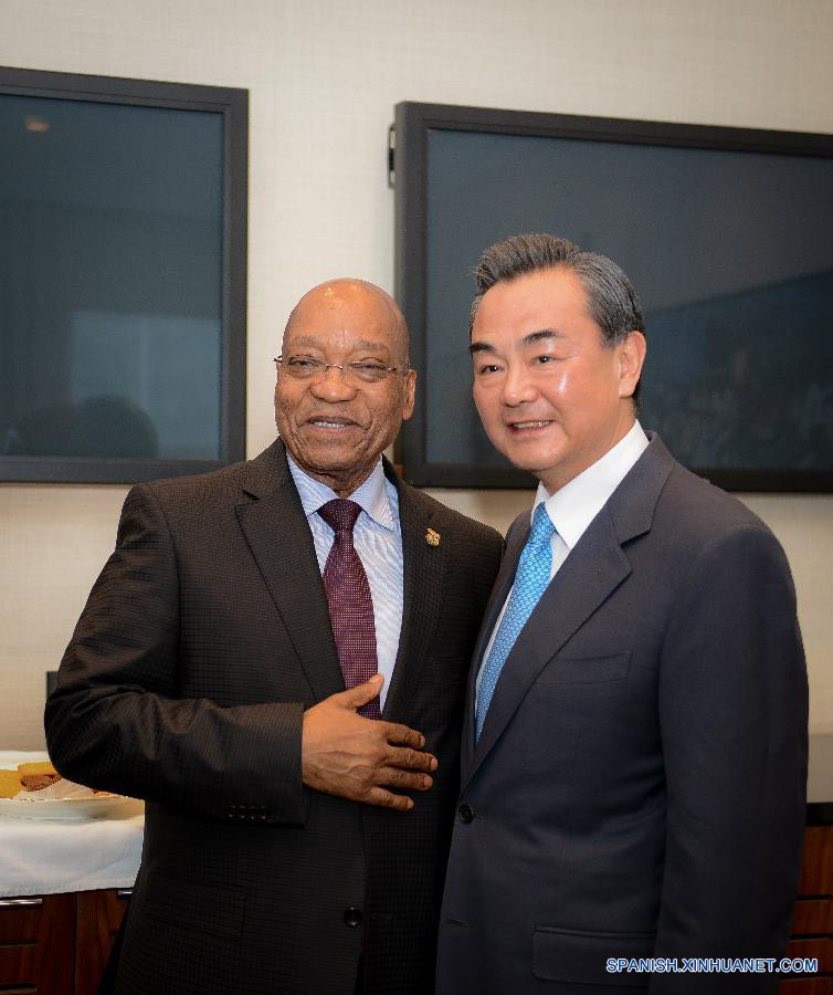 （XHDW）南非总统祖马会见王毅