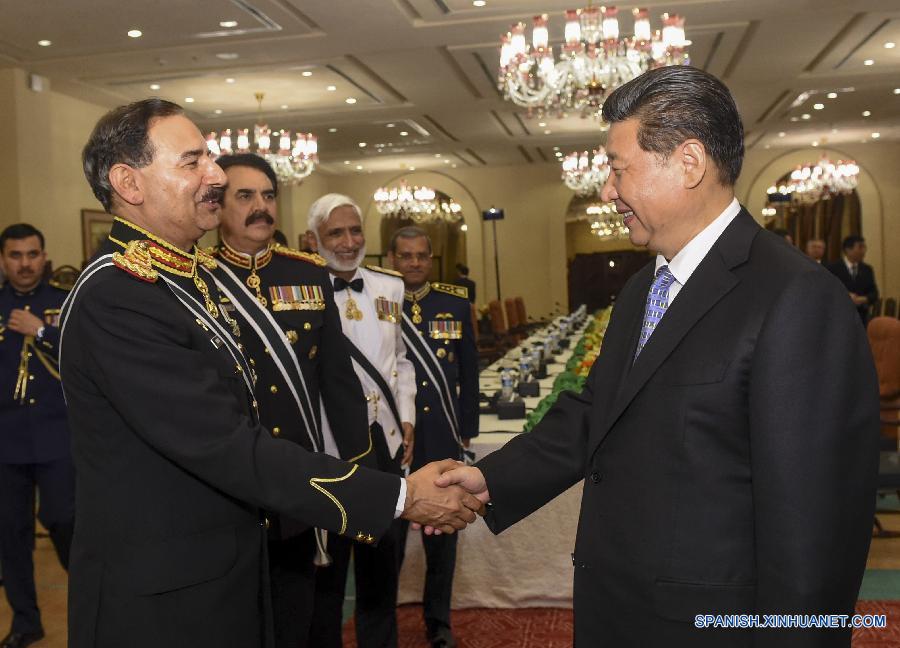 PAKISTAN-CHINA-XI JINPING-MILITARY LEADERS-MEETING