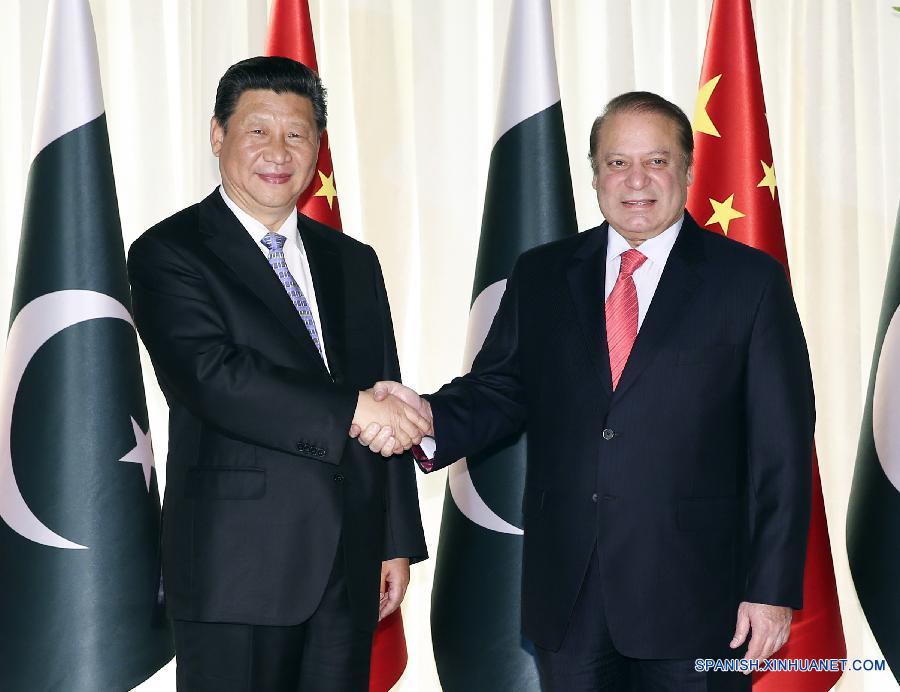 PAKISTAN-PM-CHINA-XI JINPING-TALKS 