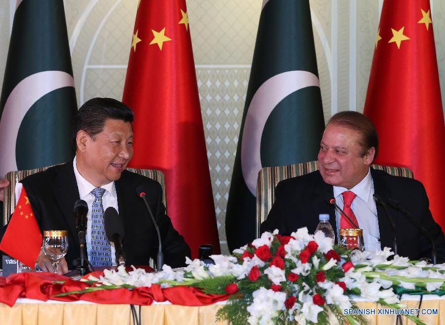 PAKISTAN-PM-CHINA-XI JINPING-TALKS 