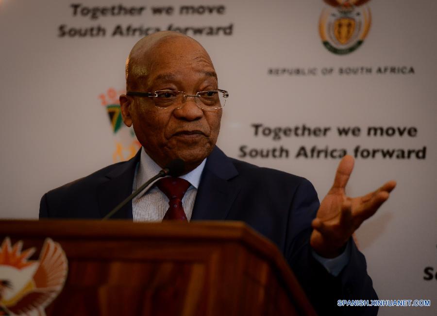 SOUTH AFRICA-PRETORIA-ZUMA-XENOPHOBIA-MEDIA BRIEFING