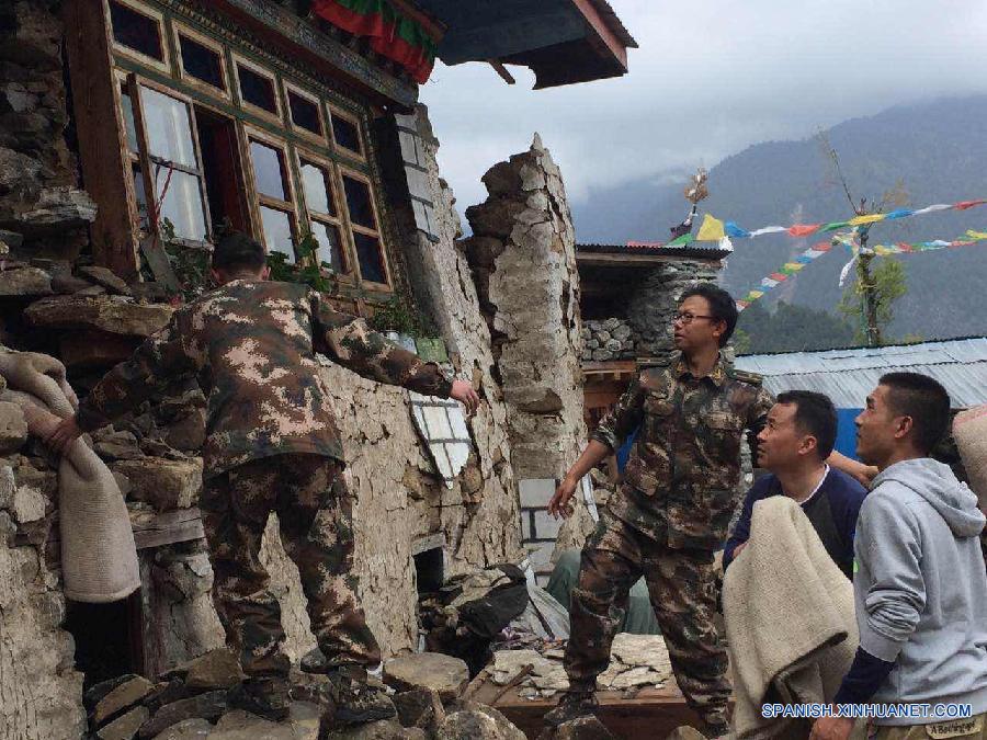 （突发事件）（2）尼泊尔强震已致西藏5人遇难13人重伤