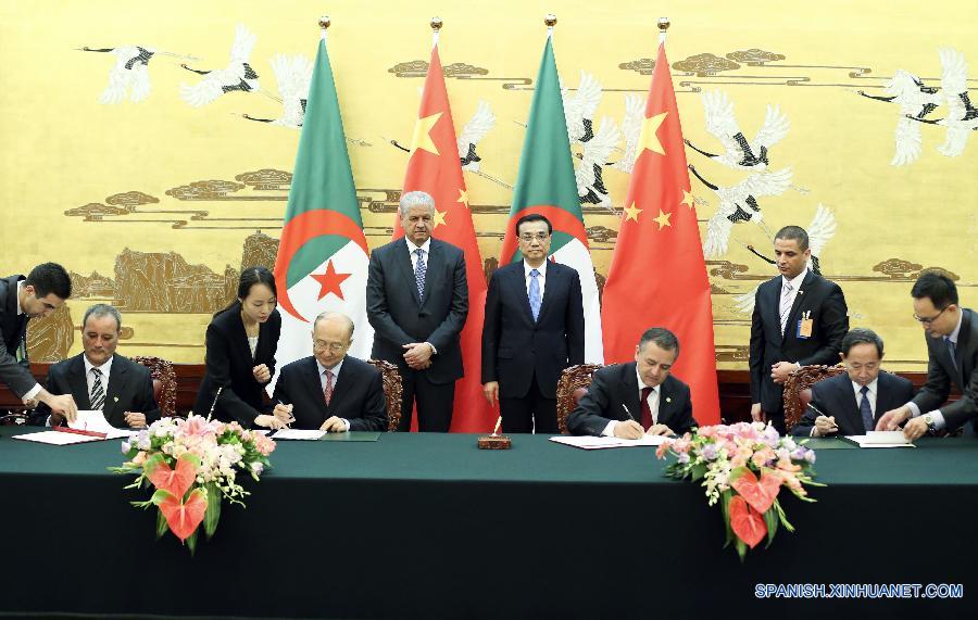 CHINA-BEIJING-LI KEQIANG-ALGERIA-PM-TALKS (CN)