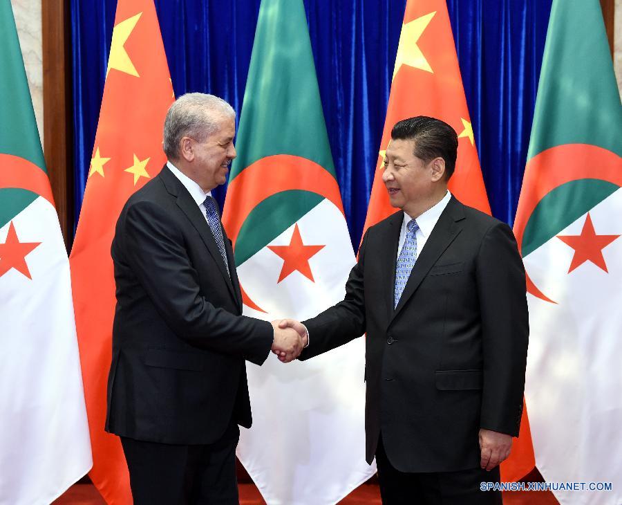 CHINA-BEIJING-XI JINPING-ALGERIA'S PM-MEETING(CN)