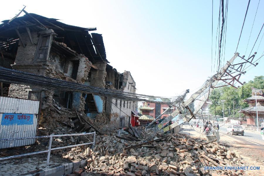 （国际）（2）尼泊尔强震已造成超过5千人死亡
