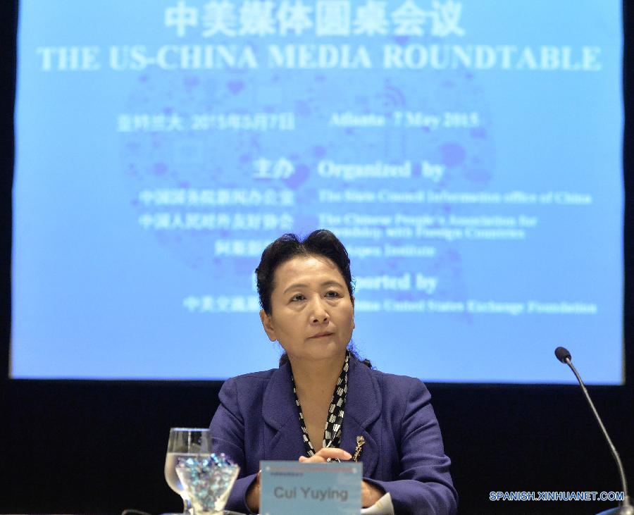 U.S.-ATLANTA-CHINA FORUM-MEDIA ROUND TABLE TALK