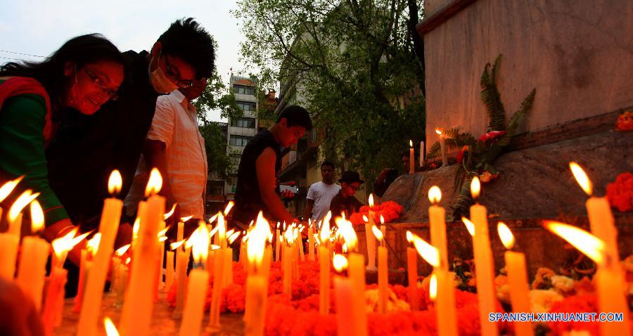 NEPAL-KATHMANDU-EARTHQUAKE-CANDLELIGHT VIGIL