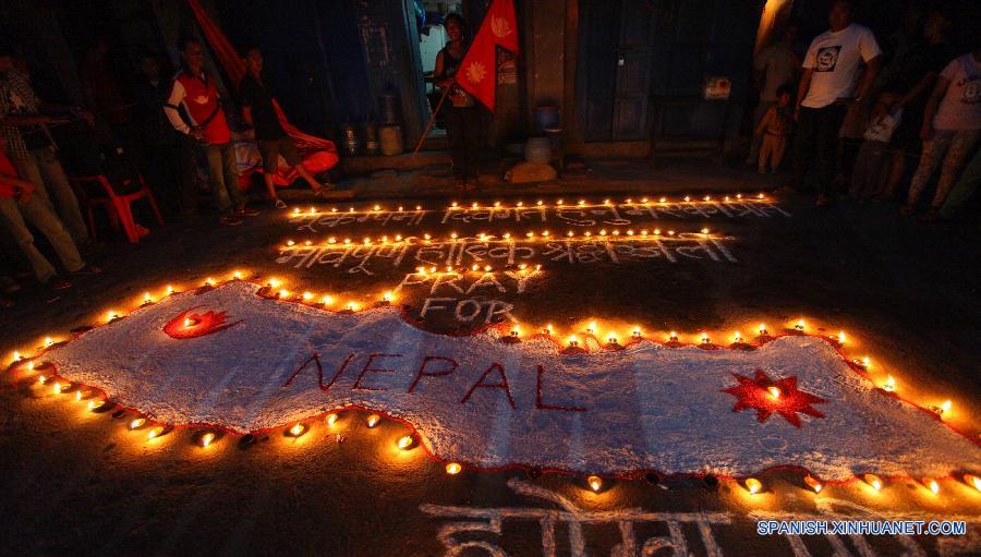 NEPAL-KATHMANDU-EARTHQUAKE-CANDLELIGHT VIGIL