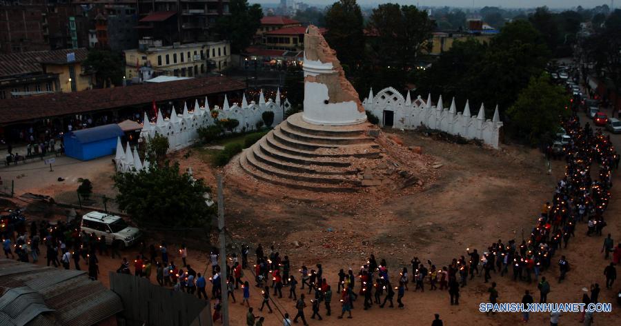 NEPAL-KATHMANDU-EARTHQUAKE-CANDLELIGHT VIGIL