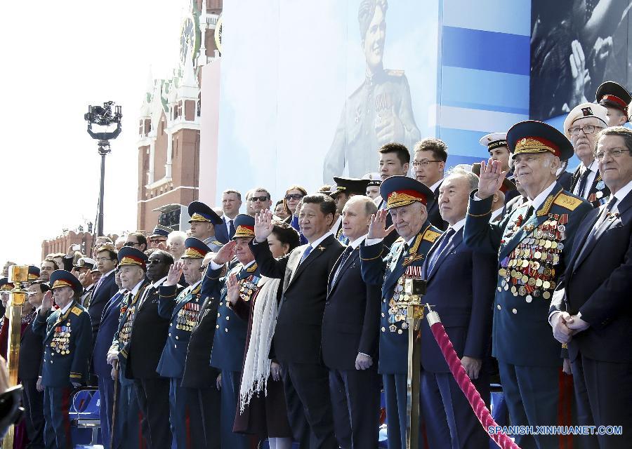 （时政）（2）习近平出席俄罗斯纪念卫国战争胜利70周年庆典