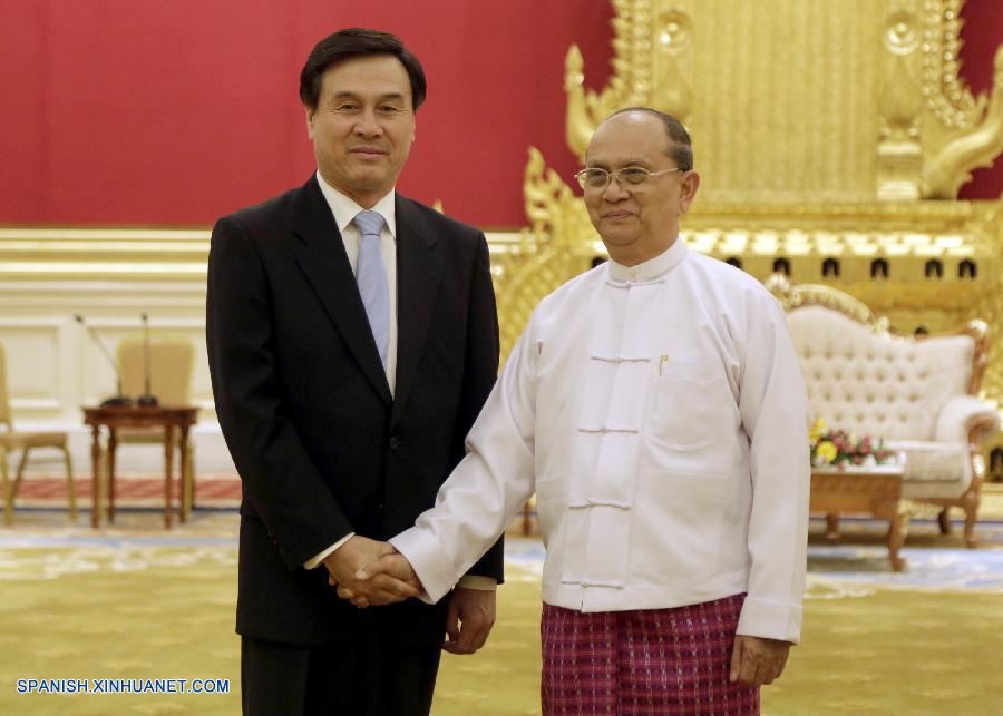 El presidente de Myanmar, U Thein Sein, se reunió hoy con el consejero de Estado chino Yang Jing, de visita en el país, y ambas partes prometieron profundizar su cooperación.