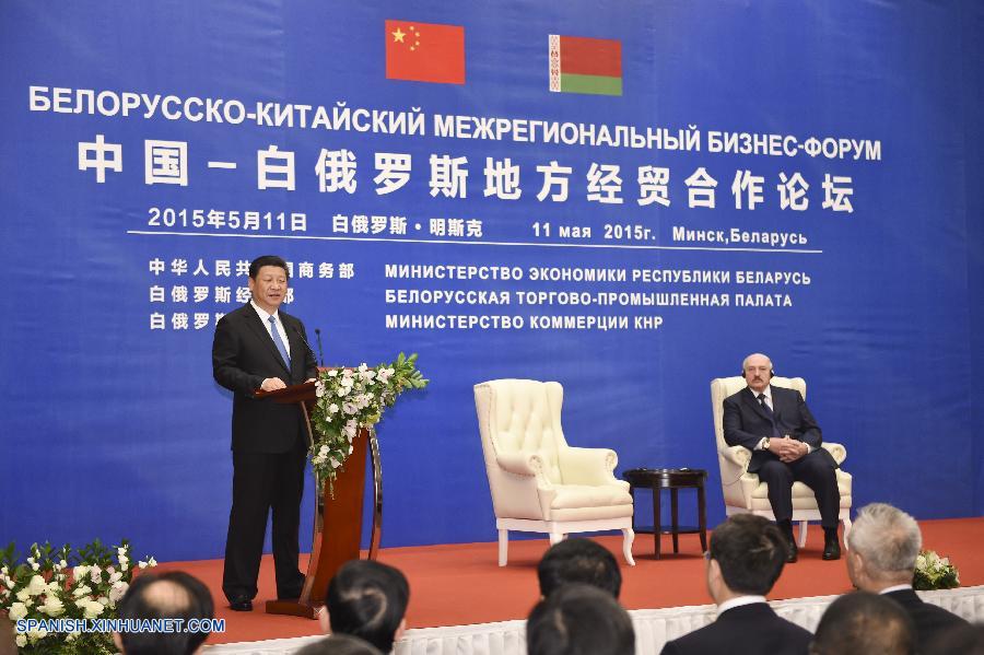 El presidente de China, Xi Jinping, pidió hoy a los gobiernos locales de su país y de Bielorrusia que expandan la cooperación y tengan un papel mayor en la consolidación de la asociación estratégica integral.