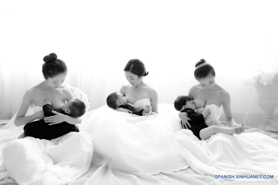 CHINA-BREASTFEEDING DAY-ART PHOTOS (CN)