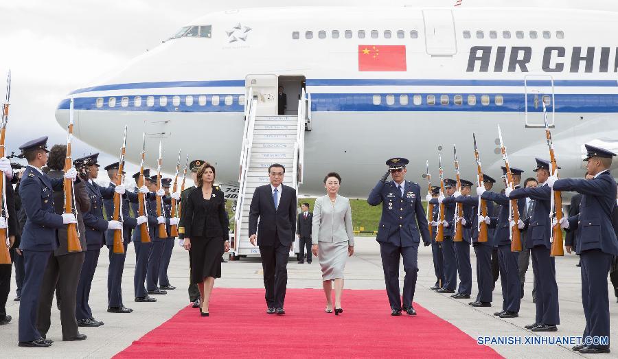 COLOMBIA-BOGOTA-CHINESE PREMIER-ARRIVAL