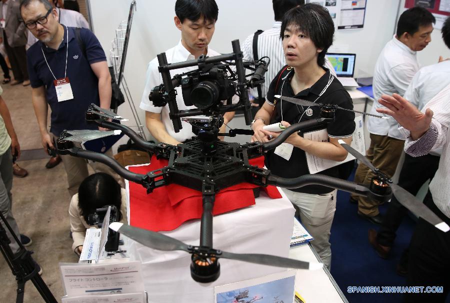 JAPAN-CHIBA-INTERNATIONAL EXPO-DRONE