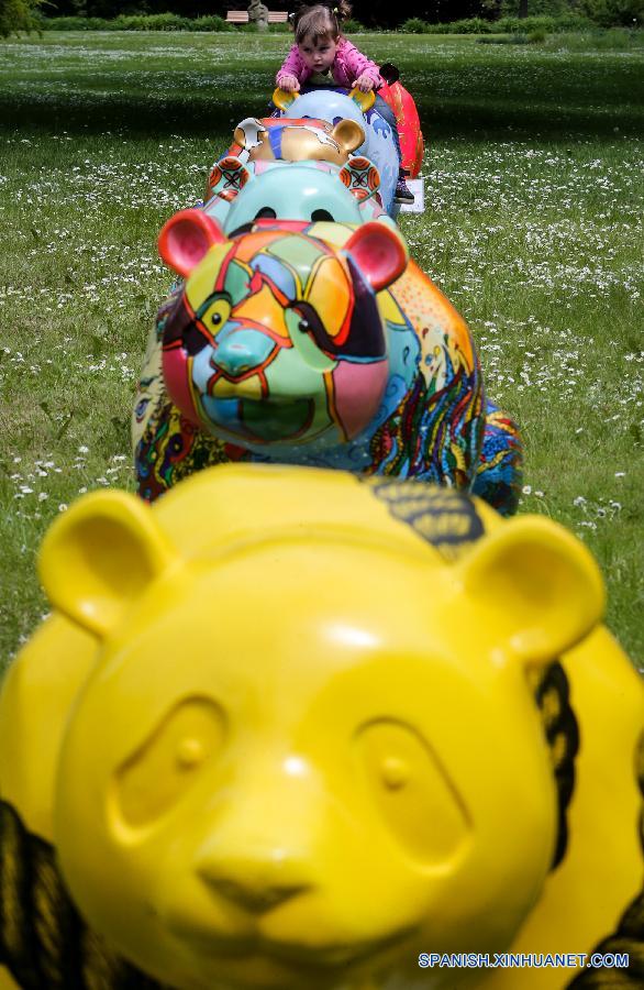 GERMANY-BERLIN-PANDA SCULPTURE