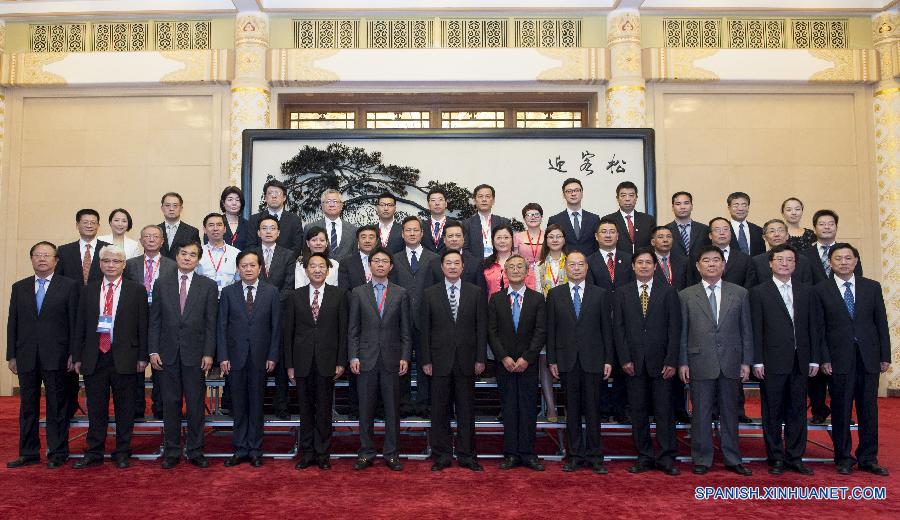 CHINA-BEIJING-LIU QIBAO-OVERSEAS CHINESE MEDIA-MEETING(CN)