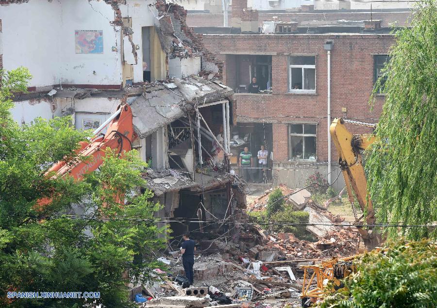 Una explosión se produjo hacia las 6:00 horas de hoy domingo en un edificio de apartamentos de la ciudad de Huludao, en la provincia nororiental china de Liaoning, sin que se haya informado de víctimas hasta el momento.