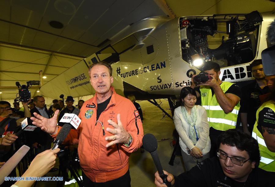El avión de energía solar hecho en Suiza Solar Impulse 2 partió de la ciudad oriental china de Nanjing a primera hora de hoy domingo para sobrevolar el Pacífico, la etapa más dura de su viaje alrededor del mundo.
