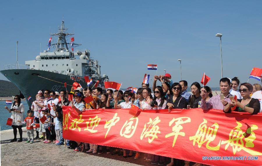 （国际）（2）中国军舰首访克罗地亚