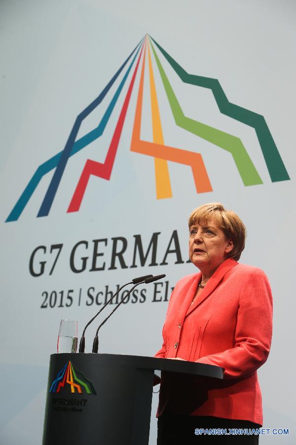 GERMANY-G7-MERKEL-NEWS CONFERENCE