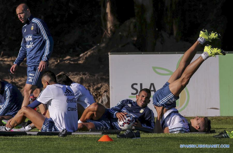 （体育）（4）足球——阿根廷队备战美洲杯