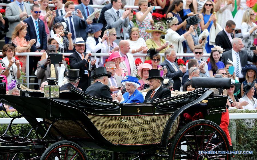 BRITAIN-LONDON-HORSE RACING-ROYAL ASCOT-QUEEN ELIZABETH