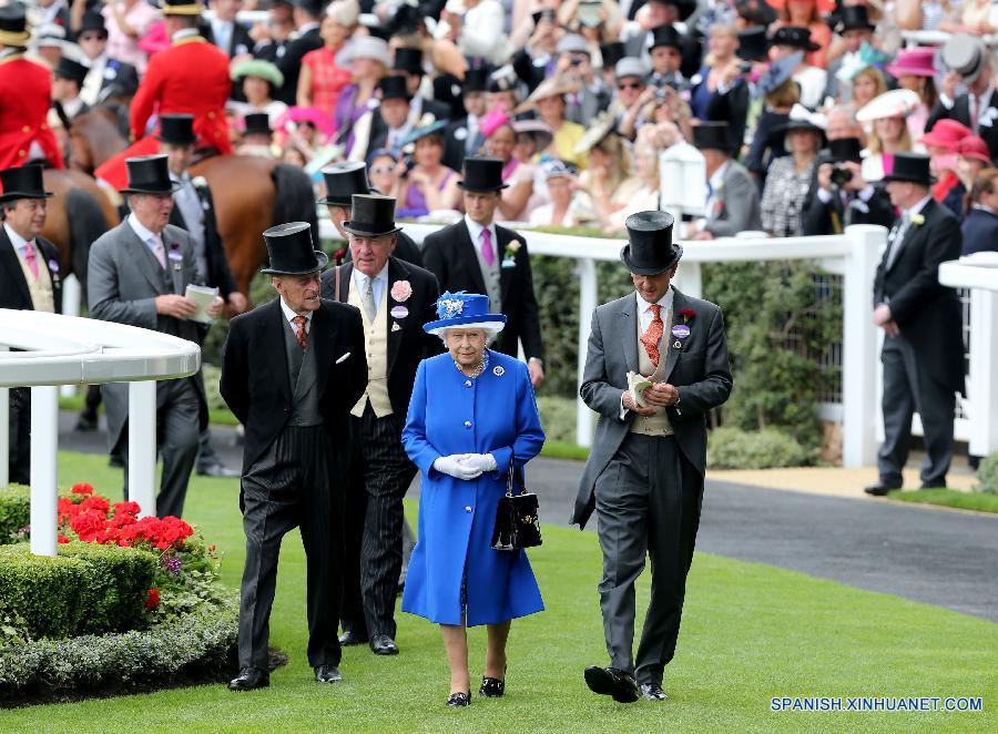 BRITAIN-LONDON-HORSE RACING-ROYAL ASCOT-QUEEN ELIZABETH