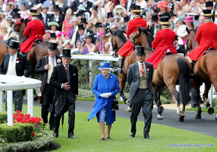 BRITAIN-LONDON-HORSE RACING-ROYAL ASCOT-QUEEN ELIZABETH