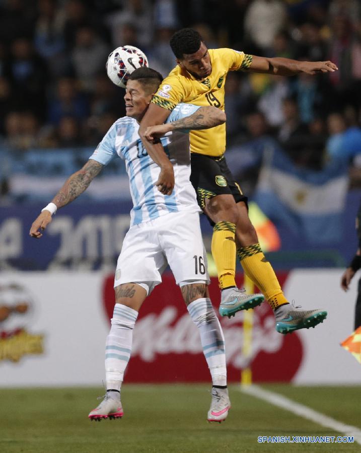 （美洲杯）（6）足球——小组赛：阿根廷胜牙买加