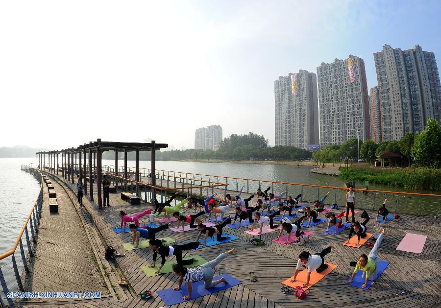 #CHINA-JIANGSU-INTERNATIONAL DAY OF YOGA (CN)