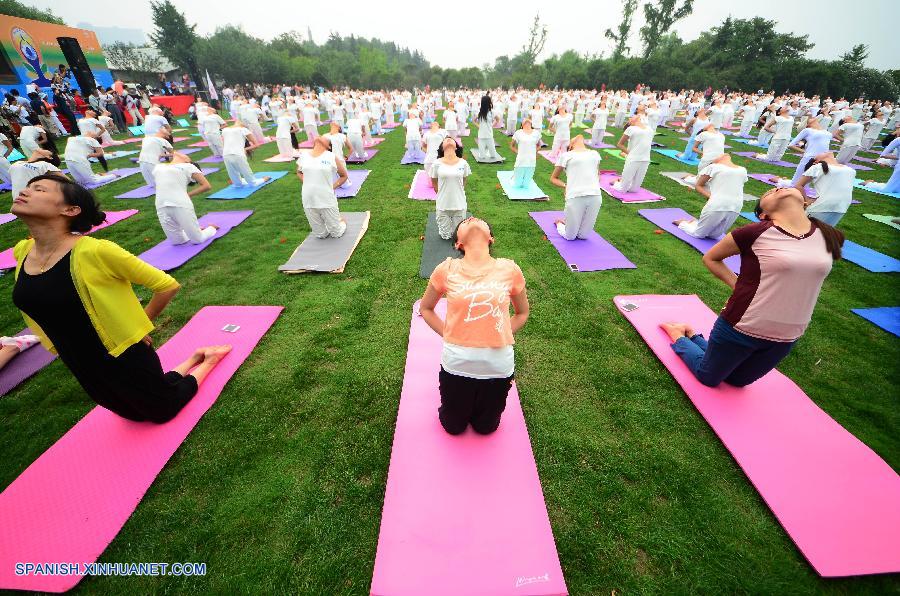 #CHINA-JIANGSU-INTERNATIONAL DAY OF YOGA (CN)