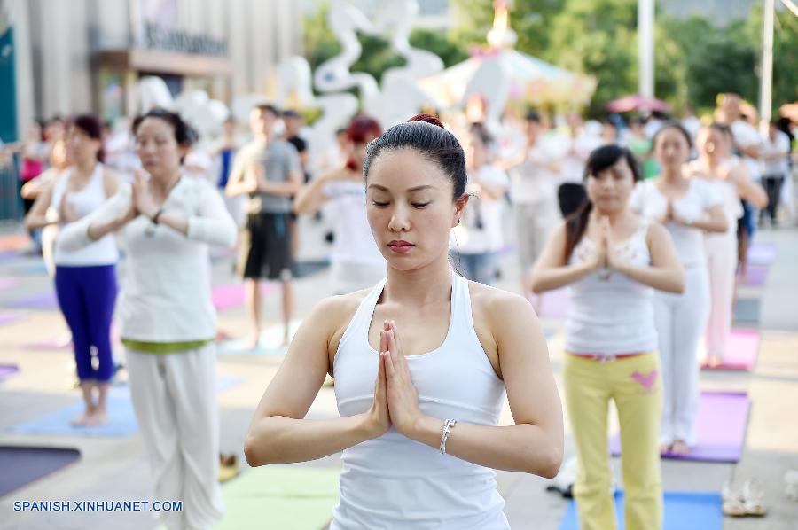 CHINA-NINGXIA-INTERNATIONAL DAY OF YOGA (CN)