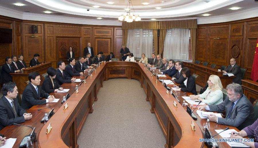 （XHDW）（2）张高丽与塞尔维亚总理举行会谈
