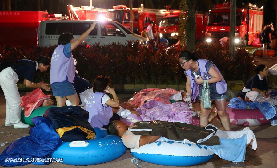 La cifra de heridos por una explosión ocurrida el sábado por la noche en un parque acuático en la ciudad de Nueva Taipei de Taiwan subió a 516, anunciaron hoy domingo las autoridades sanitarias locales.