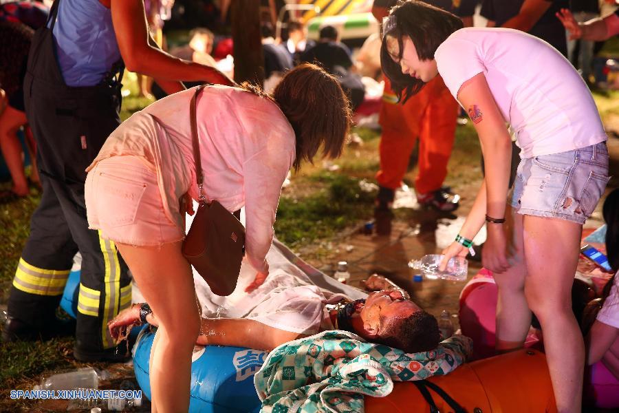 La cifra de heridos por una explosión ocurrida el sábado por la noche en un parque acuático en la ciudad de Nueva Taipei de Taiwan ha subido a 524, según informaron hoy domingo las autoridades sanitarias locales.