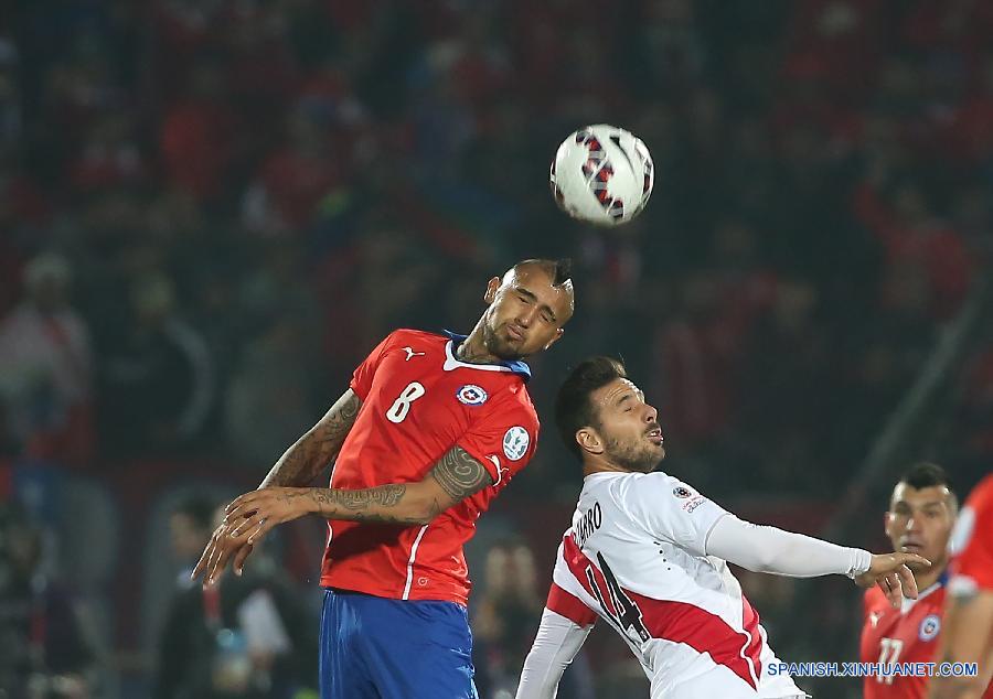 (SP)CHILE-SANTIAGO-AMERICAN CUP-SEMIFINAL-CHILE VS PERU