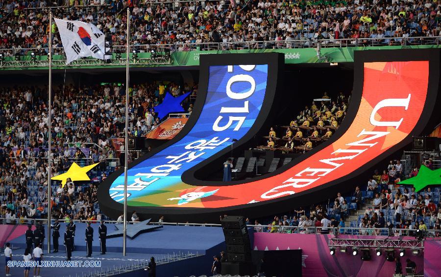 Los Juegos Universitarios de Verano 2015 se inauguraron hoy con una ceremonia espléndida en Gwangju, República de Corea, a 330 kilómetros de Seúl.