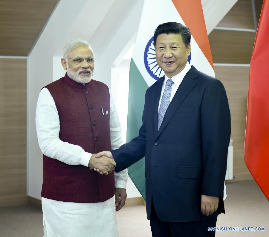 RUSSIA-UFA-CHINA-XI JINPING-INDIAN PM-MEETING