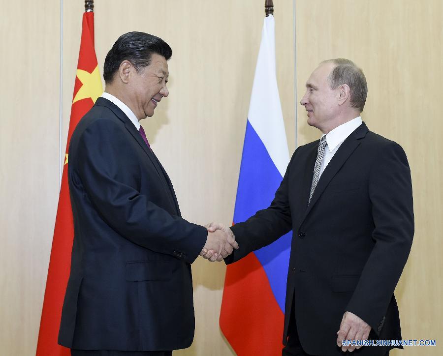 RUSSIA-UFA-CHINA-XI JINPING-VLADIMIR PUTIN-MEETING