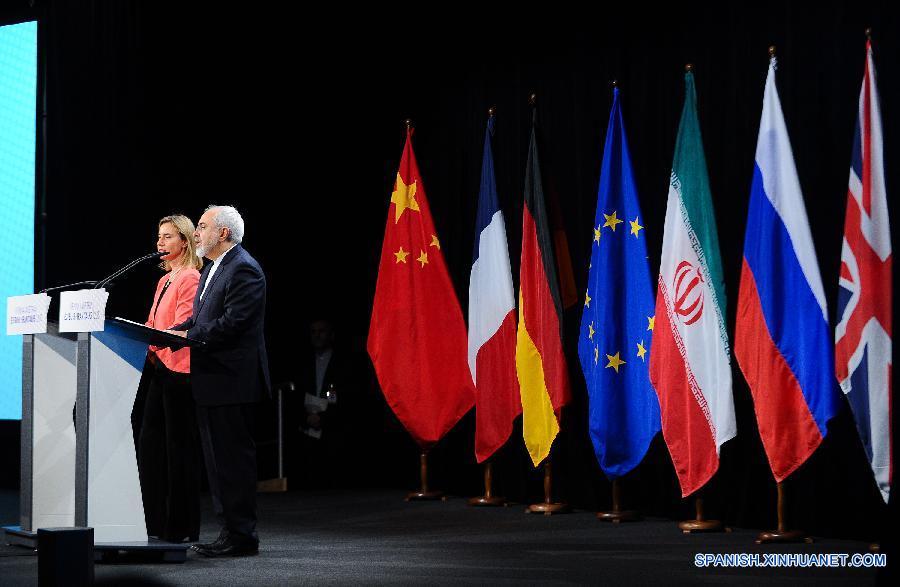 Irán y seis potencias mundiales han llegado a un acuerdo sobre el tema nuclear iraní, anunció hoy formalmente en esta capital austriaca la jefa de la política exterior de la Unión Europea (UE), Federica Mogherini.