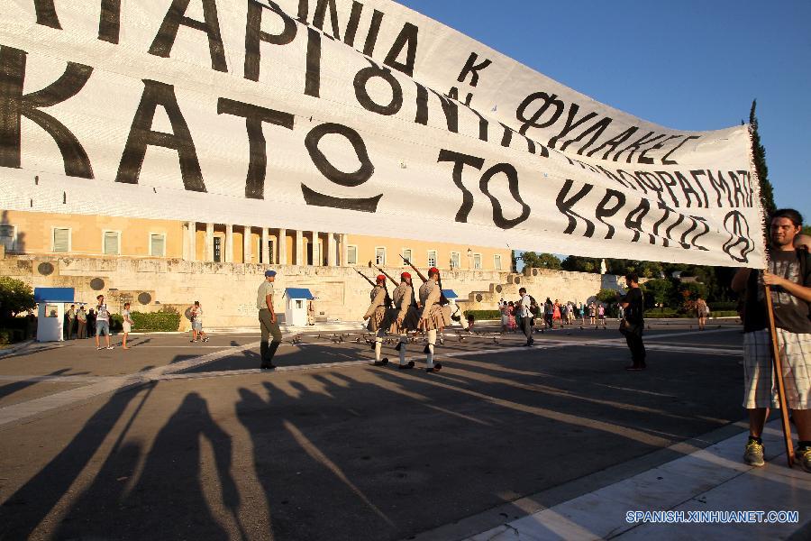 GREECE-ATHENS-ANTI-AUSTERITY PROTEST