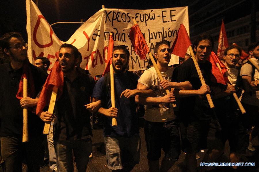 GREECE-ATHENS-ANTI-AUSTERITY PROTEST