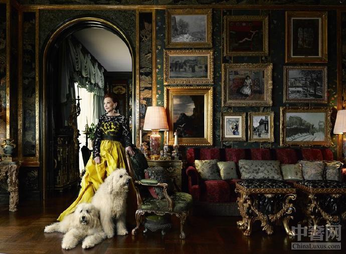 La residencia de Ann Getty refleja el estilo de vida de lujo de su dueña, que nació en una familia perteneciente a la sociedad alta. 