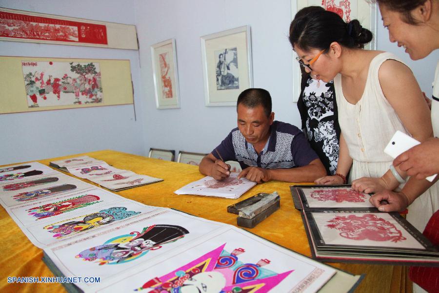 Hebei: Papel recortado chino, con una historia más que 300 años en Villa Qiaozhangzi