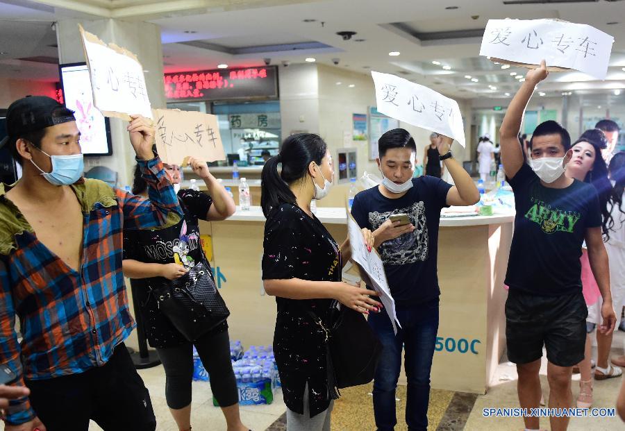 &Uacute;ltimas im&aacute;genes despu&eacute;s de la explosi&oacute;n de Tianjin en norte de China （2）