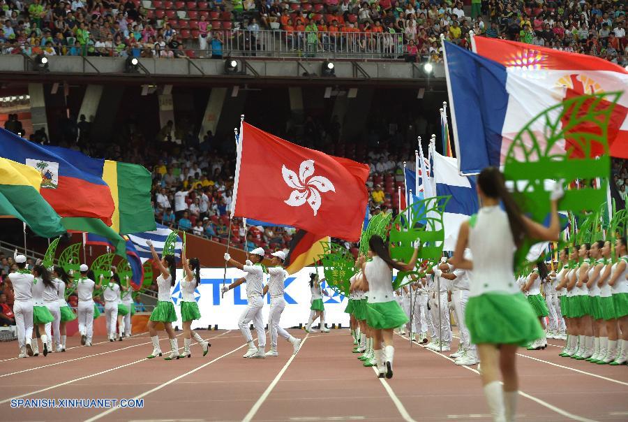 Inaugura Campeonato Mundial de Atletismo en Beijing