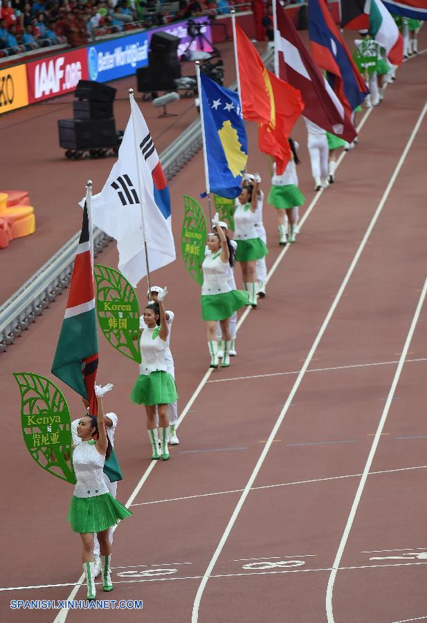 Inaugura Campeonato Mundial de Atletismo en Beijing