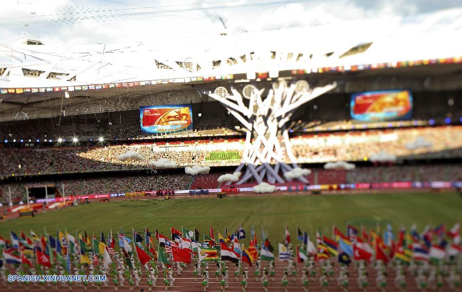 Inaugura Campeonato Mundial de Atletismo en Beijing